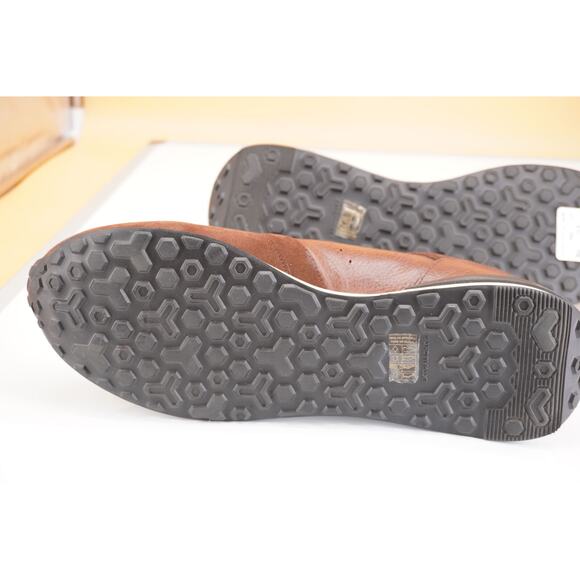 Allen Edmonds Emmett Brown Snuff Leather Lace up Casual SneakerSZ 11.5 New low